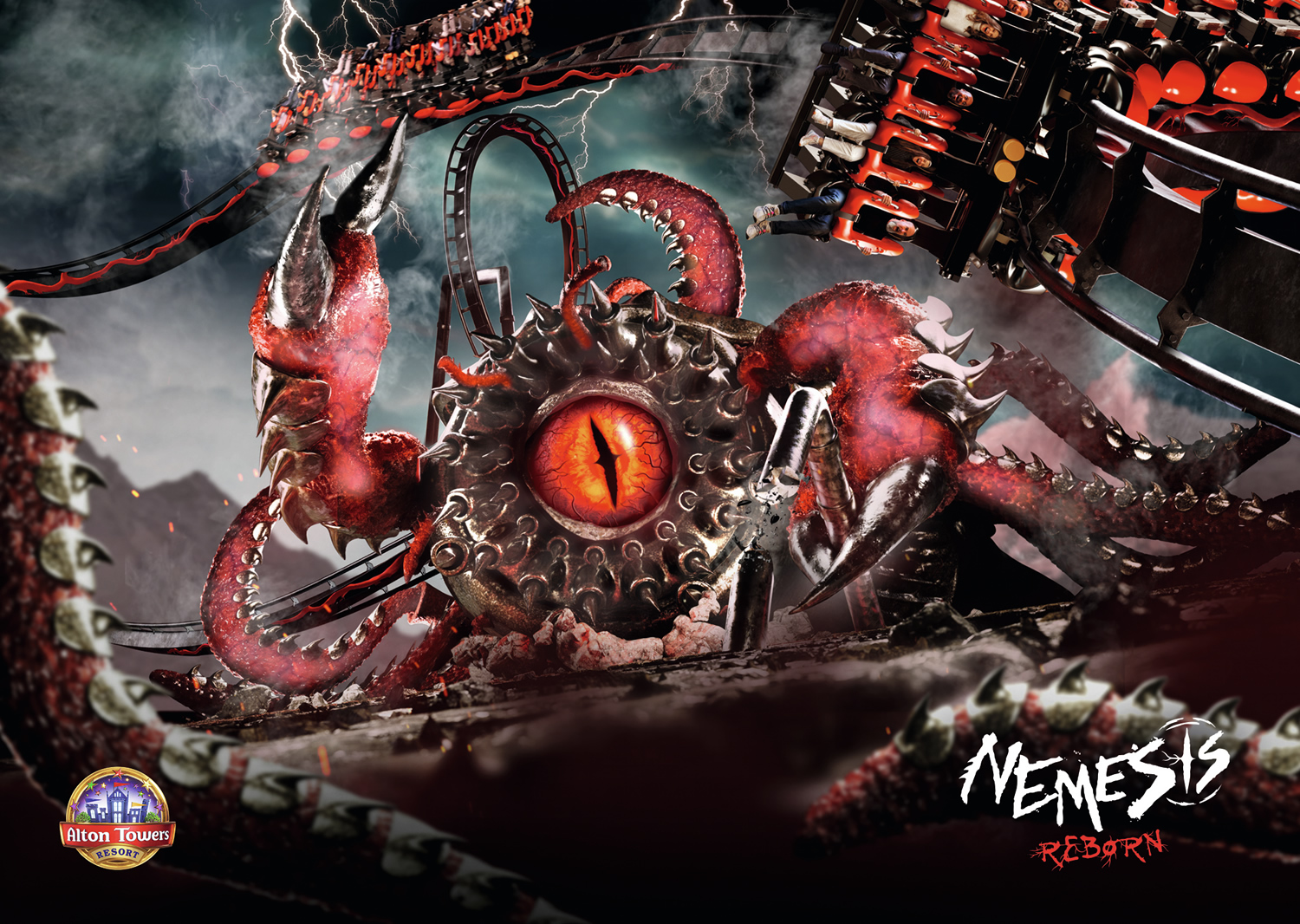 Alton Towers Resort announce Nemesis Reborn and reveal new look creature -  TowersTimes